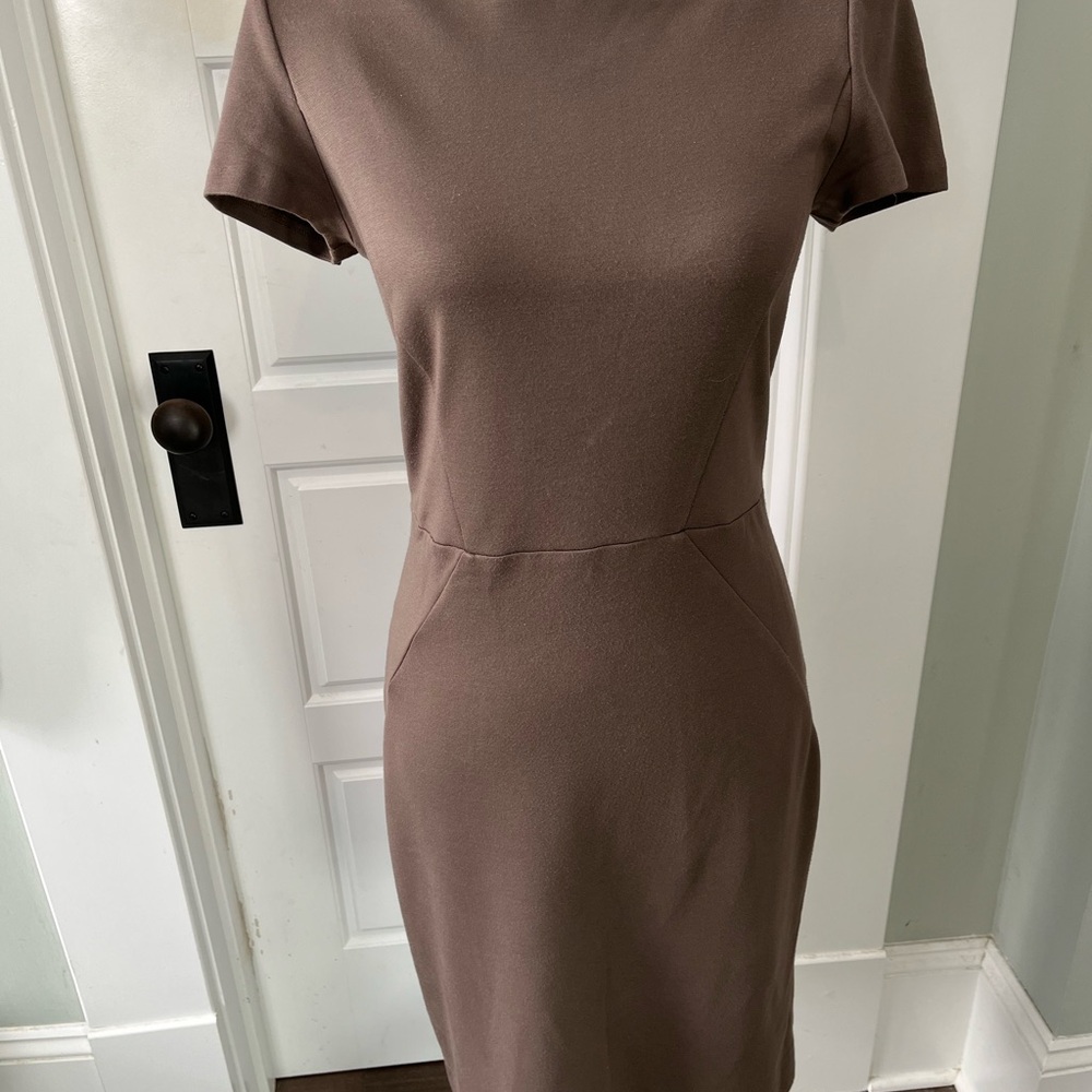 Banana Republic Taupe Midi Dress
